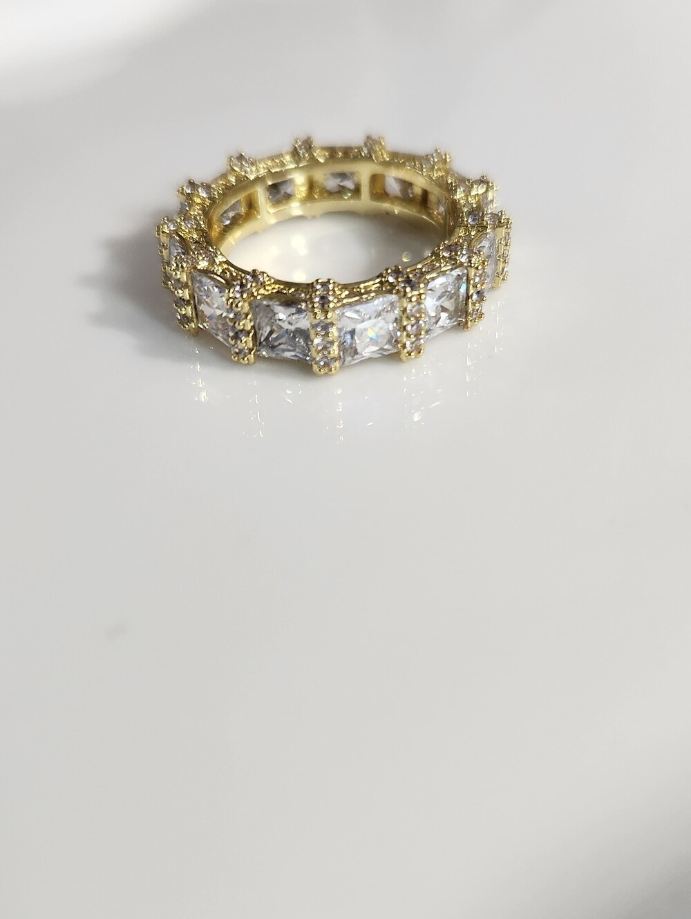 Iced Zirconia Ring